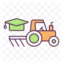 Agricultural Education Farm Management Rural Business Icon