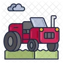 Agriculture Farm Car Tracker Icon