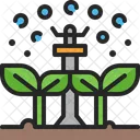 Agriculture Sprinkler Farming Icon