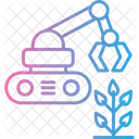 Agriculture Robot Technology Icon