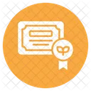 Agriculture Certification Reward Certificate Icon