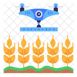 Agriculture Drone Icon - Download in Flat Style