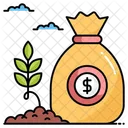 Agriculture Finance Corporate Money Icon