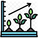 농업 성장  아이콘