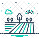 Agriculture Field Ranch Icon