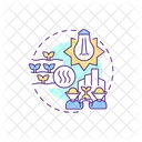 Agriculture Geothermal Energy Icon