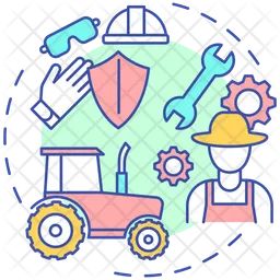 Agriculture machinery technician  Icon
