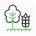 Agroforestry Plant Farming Icon
