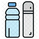 Cocina Agua Botella Icono