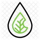 Agua Eco Hoja Icon