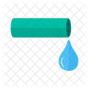 Agua Tubo Gota Icon