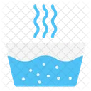 Agua caliente  Icono