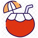 Agua de coco  Icono