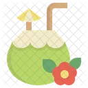 Agua de coco  Icono