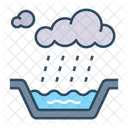 Agua de lluvia  Icono