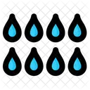Agua De Lluvia Gotas De Lluvia Gotas De Agua Icono