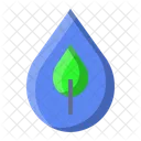 Agua Folha Ecologia Ícone