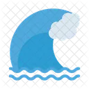 Agua Ola Oceano Icono