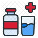 Água médica  Ícone