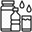 Agua Mineral Comida E Restaurante Copo De Agua Ícone