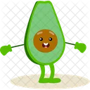 Aguacate Comida Saludable Icono