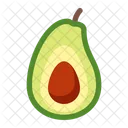 Aguacate Fruta Saludable Icono
