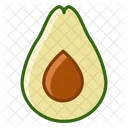 Aguacate Frutas Ajuste Icono