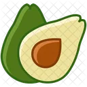 Aguacate Frutas Ajuste Icono