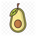 Aguacate Fruta Comida Icon