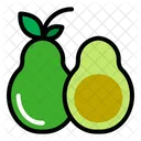 Aguacate Frutas Fruta Icon