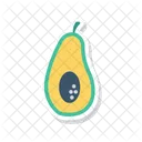 Aguacate Frutas Saludable Icono