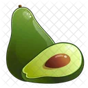 Aguacate Fruta Comida Icono