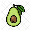 Aguacate verde  Icono