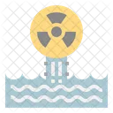 Aguas Residuales Contaminacion Nuclear Icono