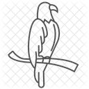 Animals And Wildlife Pack Hawk Thin Line Icon Ícone