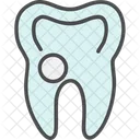 Agujero Del Diente Diente Dentista Icon