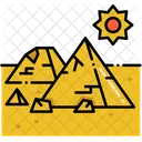 Agyptische Ruinen Agypten Berg Berge Symbol