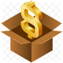 Box Negocios Dolar Icono