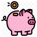 Ahorro Cerdito Inversion Icon