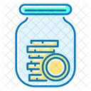 Ahorros Monedas Dinero Icono