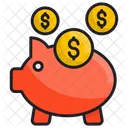 Ahorros Prestamos Banca Icono