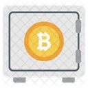 Ahorros Bitcoin Casillero Bitcoin Seguridad Bitcoin Icon