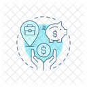 Conceptos De Pantallas De Aplicacion Nomada Digital Icon