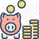 Ahorro De Dinero Dinero Ahorros Icono