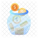 Ahorros Efectivo Reservas Icono
