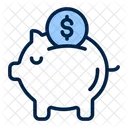 Ahorros Hucha Dinero Icono