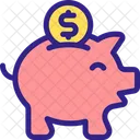 Hucha Dinero Finanzas Icono