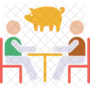 Reunion De Negocios Reunion Discutir Tema Icon