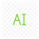 Artificial Intelligence Technology Robot Icon