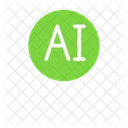 Artificial Intelligence Technology Robot Icon